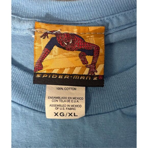 Vintage Spiderman 2 Shirt Size XL Marvel Comics 2004 Movie Promo Dr Pepper - Picture 5 of 7